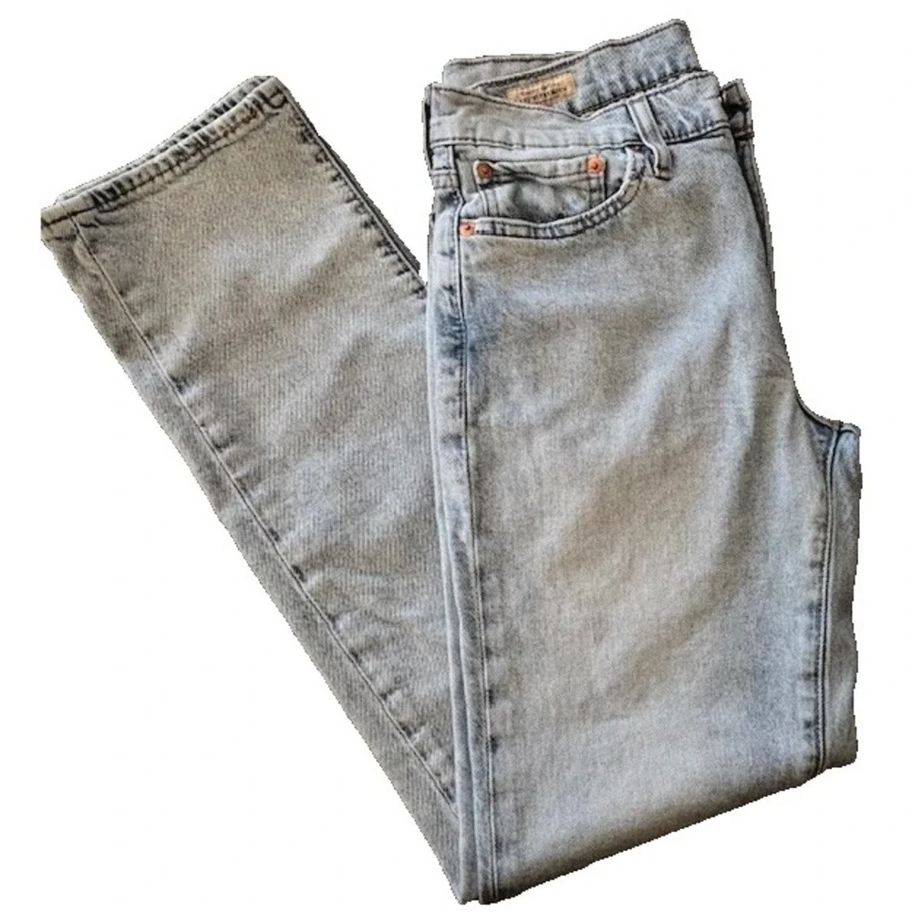 Levi's 514 Straight Leg Jeans 30x32 Light Wash Classic Denim Men's